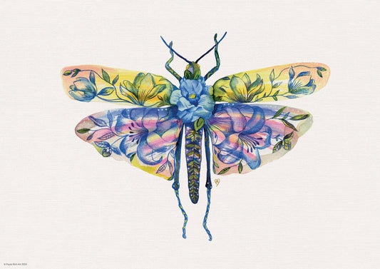 Flower Seeker Archival A4 Print