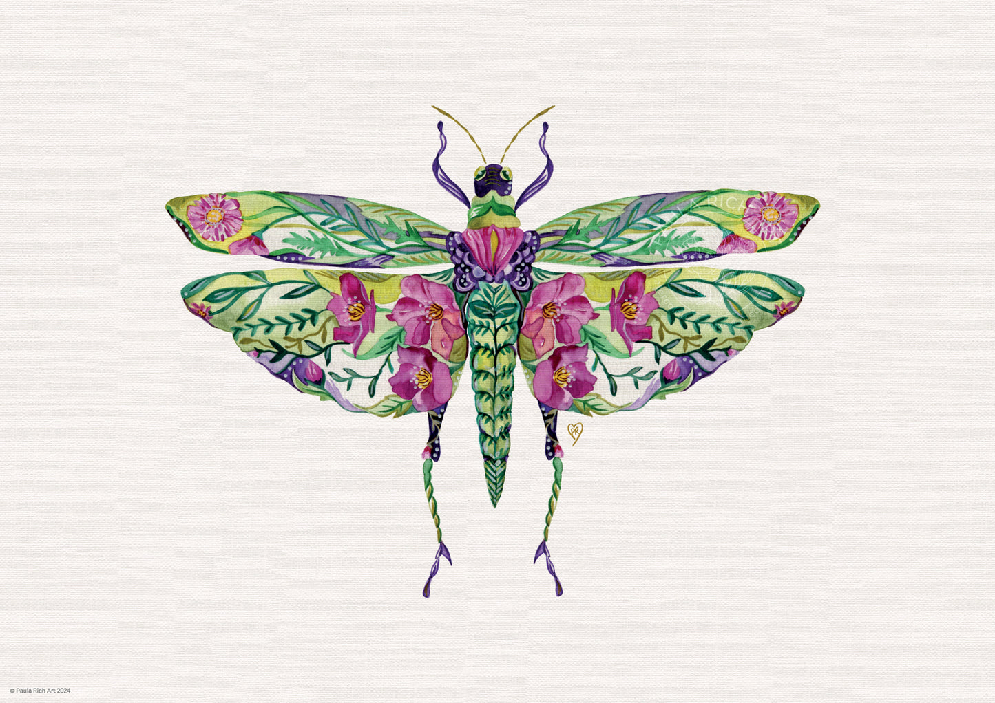 Grasshopper Archival A4 Print