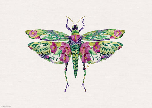 Grasshopper Archival A4 Print